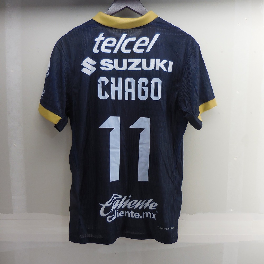 Nike Pumas UNAM 2022-23 Third Jersey Navy‎ Gold Chago 11 Dri-FIT ADV Youth Large